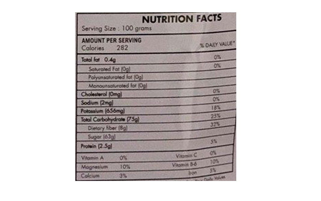 Happilo Premium International Omani Dates Reviews Ingredients